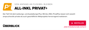 Screenshot ALL-INKL Website Privat Plus